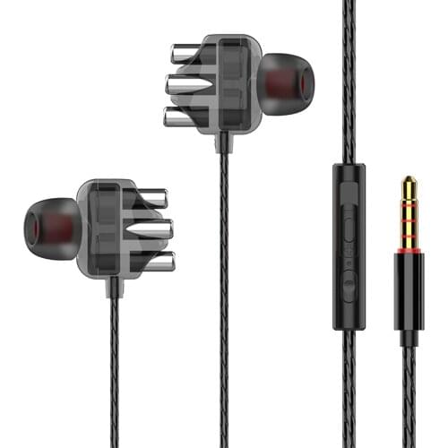 Gaming Wired Earphones in Ear Headphones 3.5mm for Workout Volume Control Gaming Earbuds 3.5mm Jack HiFi Stereo Sound