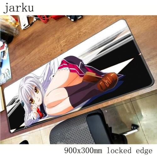 High School DxD mousepad gamer 900x300X3MM gaming mouse pad large Adorable notebook pc accessories laptop padmouse ergonomic mat