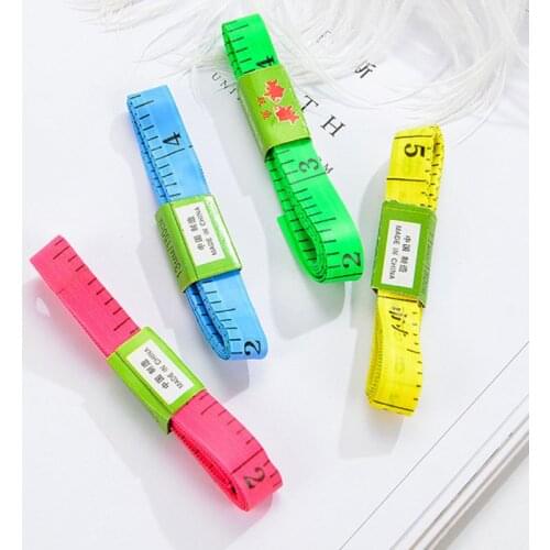150cm/60" Body Measuring Household Stationery Tape Ruler Centimeter Plastic Soft Sewing Tailor Head Circumference Measure Tool