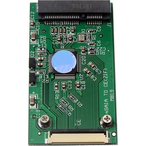 Mini SATA MSATA PCI-E SSD to 40Pin 1.8 Inch ZIF/CE Converter Card for IPOD IPAD for Toshiba for Hitachi ZIF Hard Disk