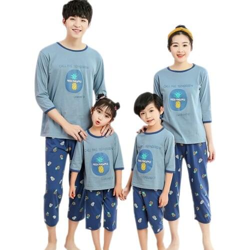 Summer New 2pcs Children Pajama of Nightwear Casual Cotton Childrens Pajamas Set Childrens Suit Baby Cute Clothes Sets