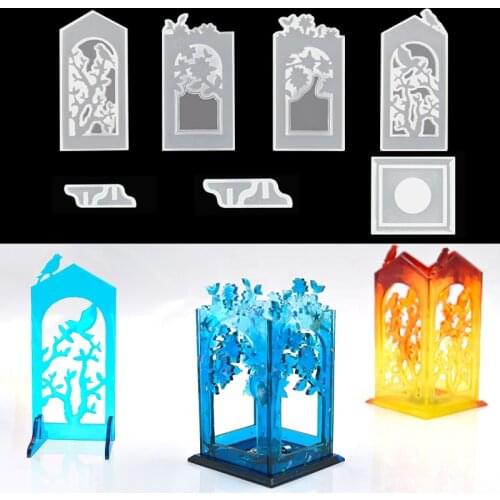 23 Styles Lantern Screen Mold Lamp Epoxy Resin Mold Silicone DIY Casting Mold Jewelry Craft