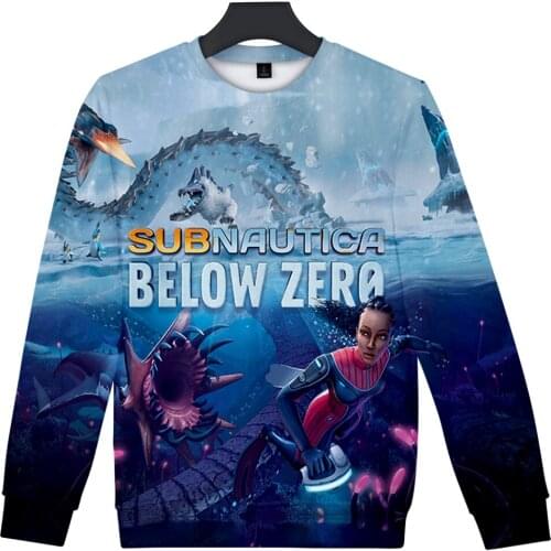 Subnautica Below Zero 3D print autumn and winter Holiday passionate style Men/Women casual Kawaii Punk Style Round
