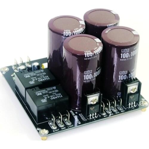4*10000uF High-end Power Supply Rectifier Filter Board With Speaker Protection