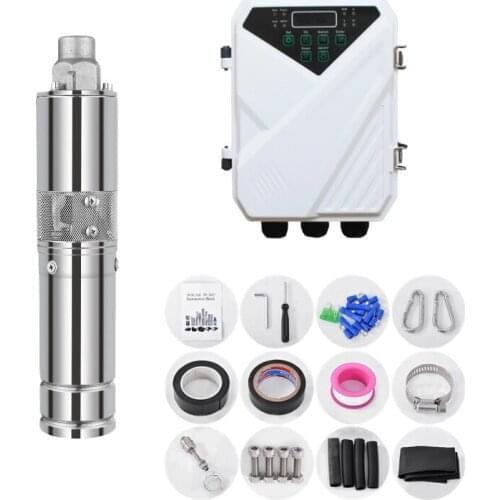 Permanent magnet synchronous motor solar pump kit 2 years warranty solar pump invertersolar water pump 72v