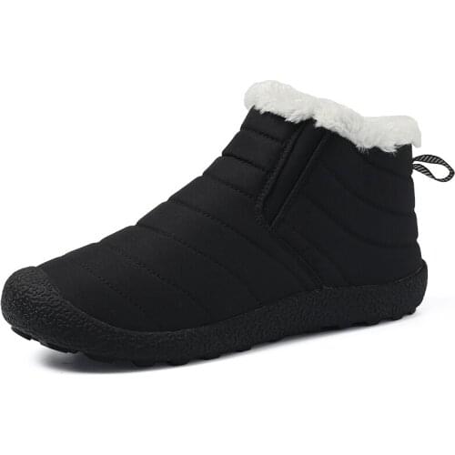 Adult boots cotton winter casual shoes with cashmere lining shoes wholesale