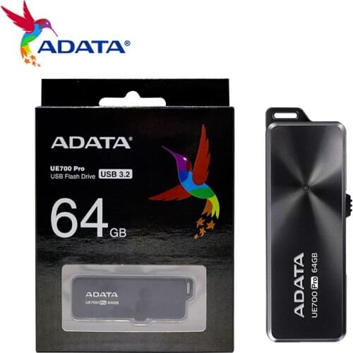 USB 3.2 ADATA UE700 Pro USB Flash Drive 512GB 256GB High Speed Portable Mini U Disk 128GB 64GB Pendrive Memory Stick