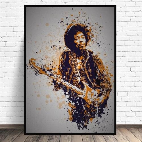 Voodoo Child Music Legends Canvas Painting Art Print Poster Picture Wall Modern Minimalist Bedroom Living Room Decoration