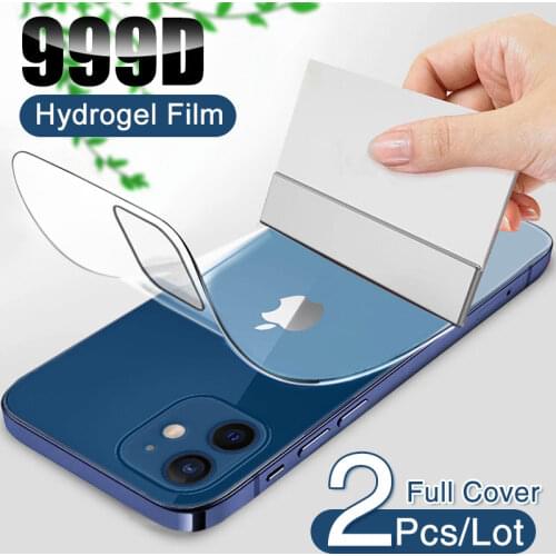Full Cover Screen Protector Hydrogel Film For iPhone 11 12 Pro Max mini Protective Back Film iPhone 11 Pro XR X XS Max Not Glass