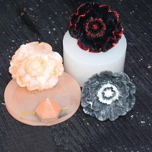 1PCS transparent silicone mold 3D flower Charms mold DIY jewelry mold epoxy resin jewelry mold