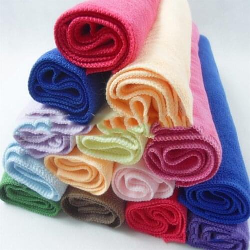 Soft 10pcs Baby Care Towels Square Luxury Soft Fiber Cotton infant Face Hand Cloth Towel baby Cleaning Practical