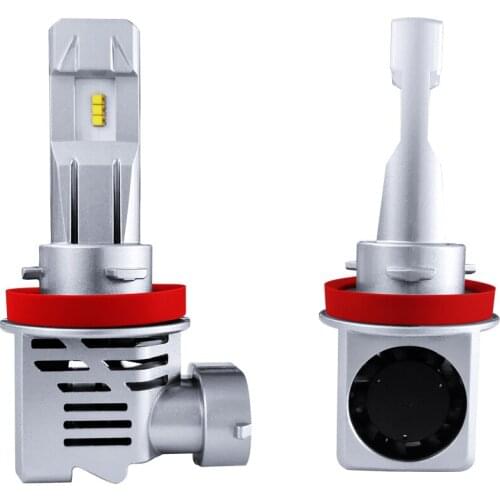 Ebazit 2Pcs mini canbus lampada LED Car Light Bulbs H4 H7 H8 H9 H11 H1 HB3 HB4 9005 9006 auto LED headlight automobile lamp