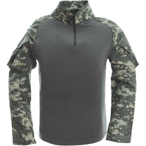 2021 Brand Male Camouflage T-shirts Army Combat Tactical T Shirt Military Men Long Sleeve T-Shirt Hunt T-shirts S-3XL