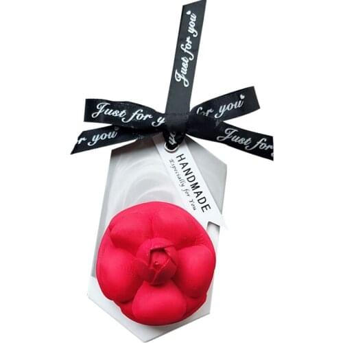 3D flower Silicone Molds for Plaster Concrete Molds Camellia plaster mold Wax sheet mold Car deco Aroma Gypsum Pendant Molds