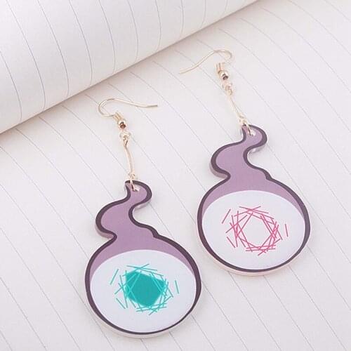 Anime Toilet-Bound Hanako-kun Earrings Cosplay Yugi Amane Dangle Earring Ear Drop Costume Accessories