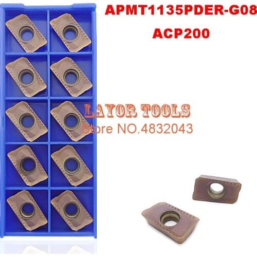 APMT1135PDER-G08 ACP200,SUMITOMO carbide tip Lathe Insert Milling blade, quality assurance, suitable for BAP300R