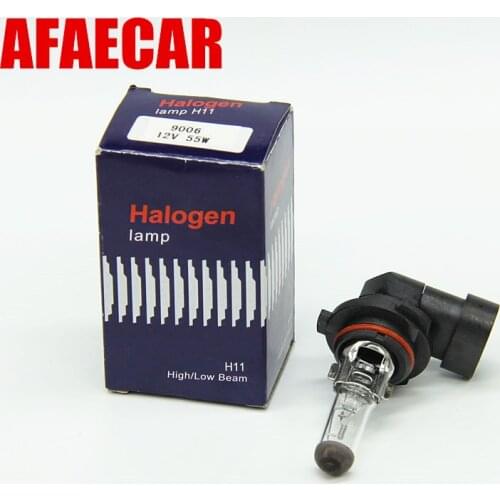 AFAECAR 10pc 9005 9006 hb3 hb4 h1 h3 h7 h11 car halogen fog lamp 55w 4300k light 60/55w H4 halogen