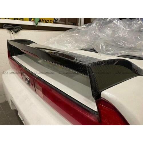 Car Accessories Fiber Glass for NSX NA1 NA2 TR Type Rear Trunk Spoiler FRP Unpainted Rear Spoiler Wing Racing Exterior Body Kits