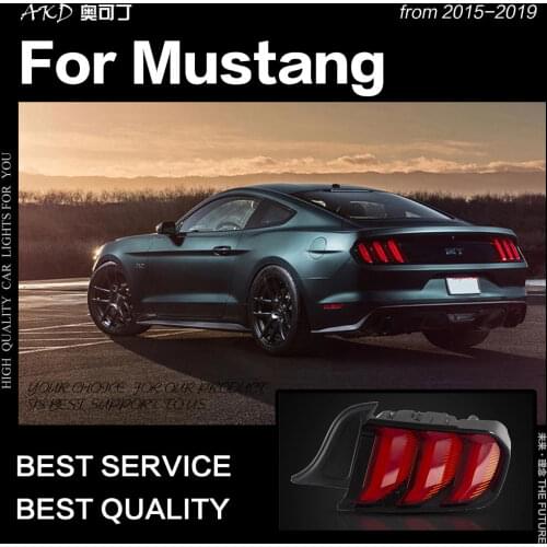 Car Styling for Ford Mustang Tail Lights 2015-2019 Dynamic Signal Tail Lamp LED Tail Light DRL Brake Reverse auto Accessories