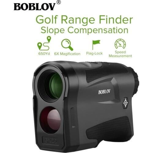 BOBLOV LF600AG 6X 600M Golf Range Finder with Slope Range Finder Hunting Rangefinder Golf JOLT entfernungsmesser telemetro caza