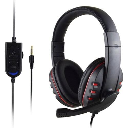 Gaming Headset Stereo Surround Headphone 3.5mm Wired Mic For PS4 Laptop For Xbox one Gamer Headphone