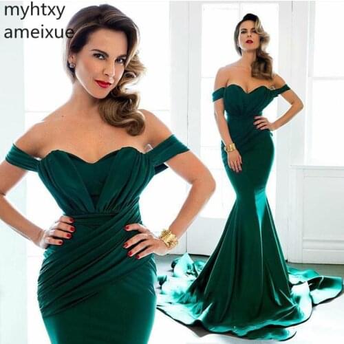 Emerald Green 2019 Evening Dress Long Gowns For Curvy Body Prom Party Dress Formal Event Gown Plus Size Vestido De Festa Longo