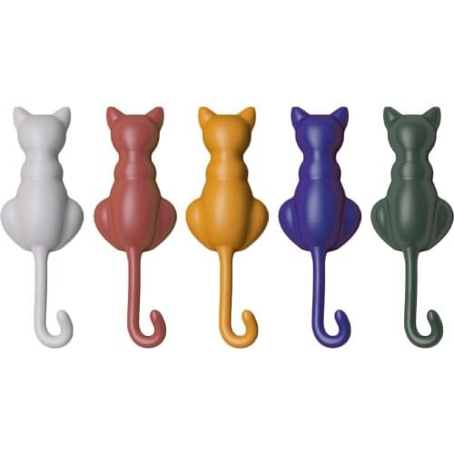 Creative Shaped Storage Hook Lovely Animal Fridge Hook Key Wall Crochet Holder Removable Kitchen Hooks Home Decor Wall Hook