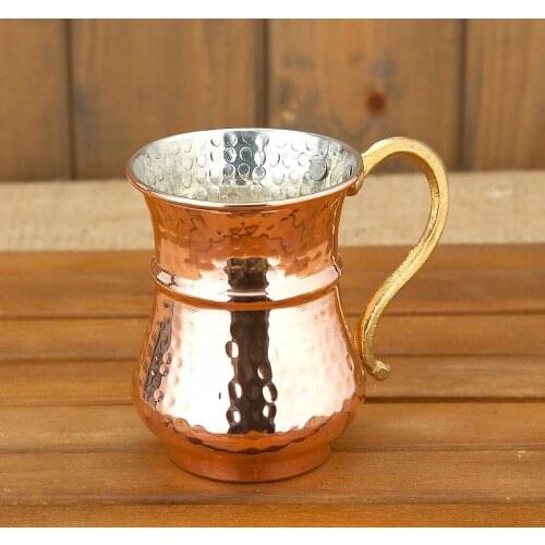 Copper Drink Water Buttermilk Coffee Tea Cup Mug Tankard Christmas Coffee Cup Tea Mug Handmade Home Kitchen Decoration Drinkwar