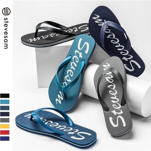 Flip flop mens antiskid new antiskid simple rubber sandal clip foot beach slippers