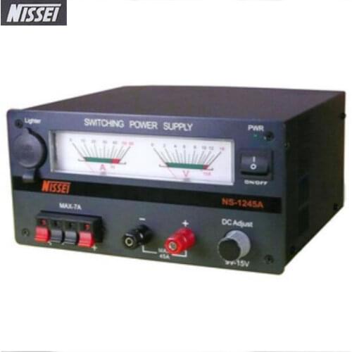 NISSEI NS-1245A Communication Switching NS1245A Power Supply 45A 13.8V 9V-15V Adjustable Base Station for Car Radio Audio System