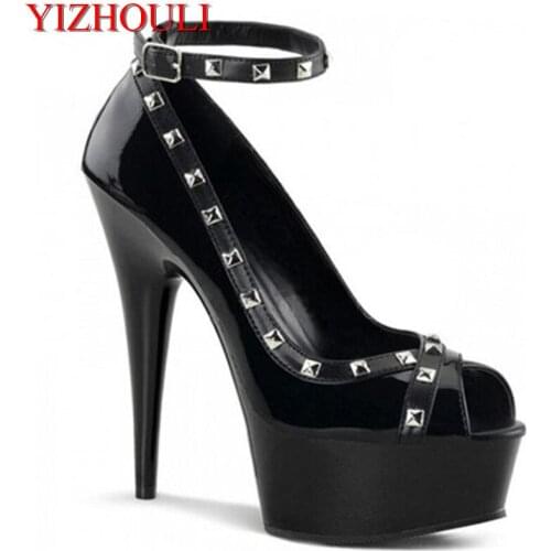 Crystal rhinestones shoes of sexy women, platform shoes bridal wedding shoes bridesmaids high heels Dance Shoes 15 cm