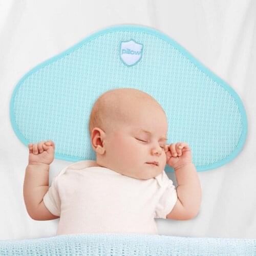 Baby pillow towel newborn pillow flat pillow cotton summer breathable anti-spitting milk cloud pillow cushion