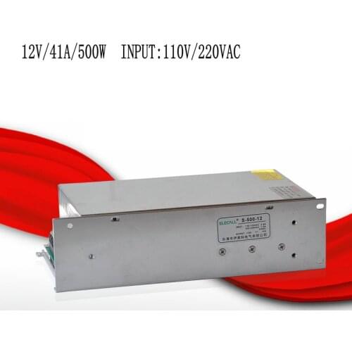 S-500-12 12V/41A/500W switching power supply, centralized power supply, power supply security monitoring
