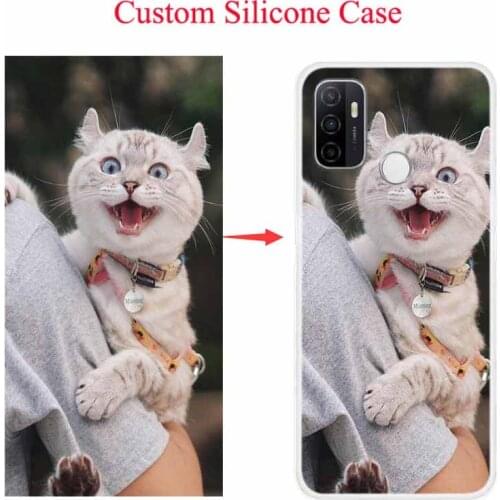 DIY Customized Silicon Case For OPPO A53S Case Personalized Photo Phone Case for OPPO A53 2020 Cover OPPO A53S A53 A53