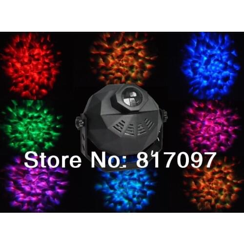 9W water wave led dj effect light rgb led disco light effect dmx 220V 5CH stage lighting effect for Disco Clubs KTV Pub Bar