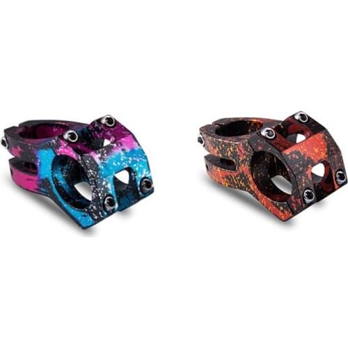 Mountain Bike Stem 31.8X45mm Aluminum Alloy Painted Riser Hollow Downhill Bicycle Accessories