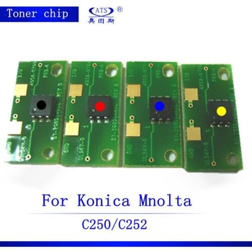 1PCS Toner Cartridge Chip for Konica Minolta Bizhub C 250 350 450 Photocopy Machine Parts Toner Chip C250 C350 C450