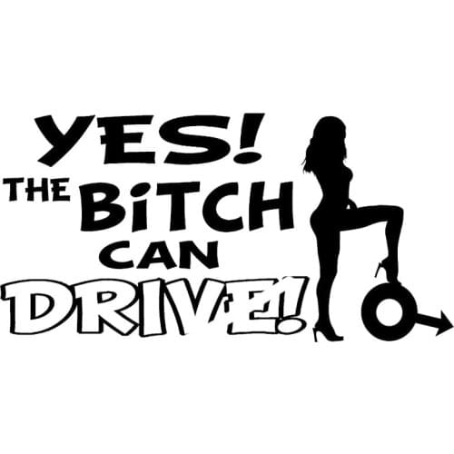 15.5CM*7.8CM Funny Bns Bundy Chick Cute Girl ute Car Stickers And Decals Motorcycle Car Styling Accessories Black/Sliver C8-0183