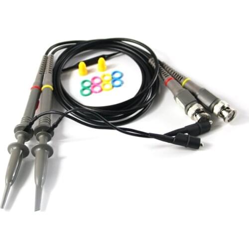 P6100 Digital Oscilloscope Probe X1 X10 DC-6MHz DC-100MHz Scope Clip Probe Osciloscopio Test Probe