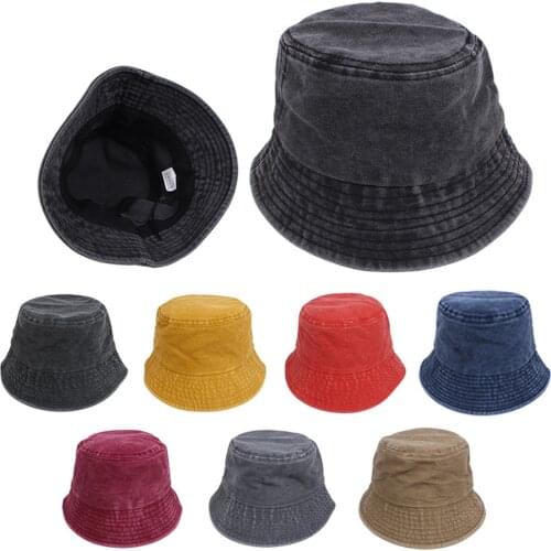 2021-06-25 Wallarenear 2-6Years Baby Boy Girl Kids Washed Bucket Hats Summer Sun Protection Wide Brim Outdoor Play Travel Hats