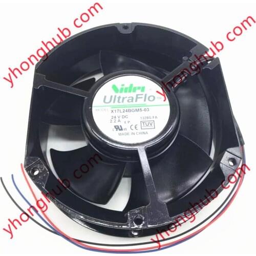 Nidec X17L24BGM5-03 Server Cooling Fan DC 24V 2.2A 172x150x51mm