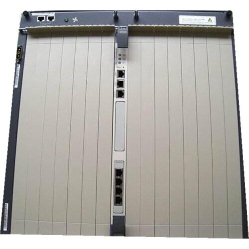 9 into new 90% new Hua wei MA5600 chassis of mini ADSL2+ DSLAM, with one board SCUB, wooden package. Works with ADEE ADEF