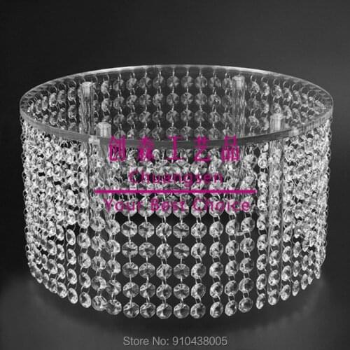 Acrylic Crystal Wedding Cake Stand,Wedding Centerpiece Cake Stand Set,Wedding Cake Display Birthday Cake Holder Center Piece