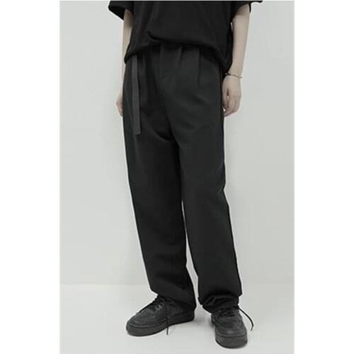 Large size couples waist design special leisure trousers mens trousers new fashion mens trousers in 2021
