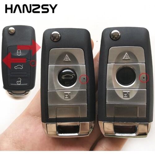 Modifed Remote Key Fob shell For VolksWagen VW Passat b5 b6 Golf 4 5 Skoda polo Touran Seat 2/3 buttons Flip Folding key Case