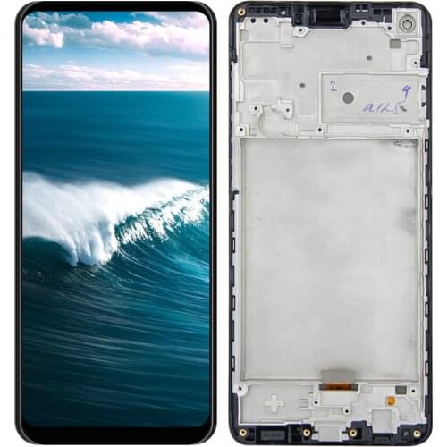 For Samsung Galaxy A21S A217 A217F A217F/DS / A21 A215 LCD Display Touch Screen Digitizer Glass Assembly with Frame