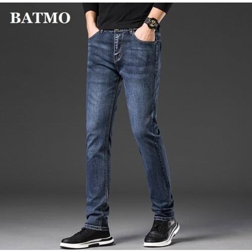 BATMO 2021 new arrival spring slim jeans,classica jeans ,pencil pants,S816