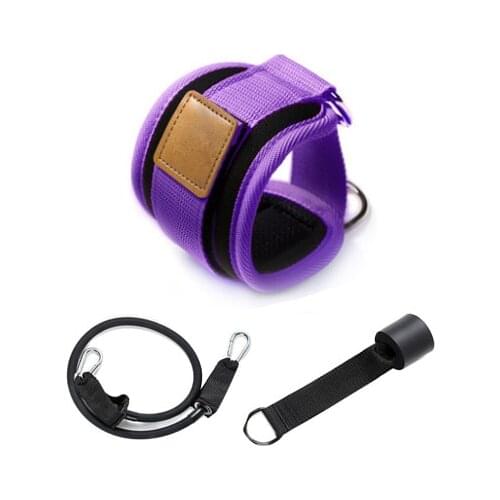 Fitness Exercise Resistance Band Ankle Strap Cuff Cable Machine Fitness Resistance Band Training Home Gym Fitness Equipment