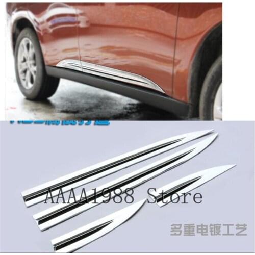 Door Body Side Line Cover For Mitsubishi Outlander 2013-2019 4pcs/set car accessories Car Covers Car-styling
