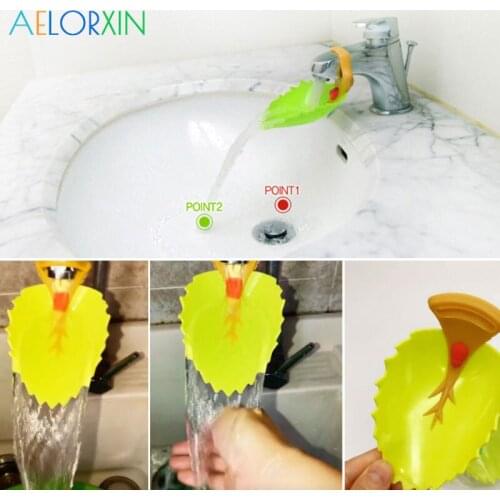 Leaves Faucet Extension Childrens Guide Sink Hand Handwashing Tools Extension Of The Water Bathroom Washing Hands Accessories